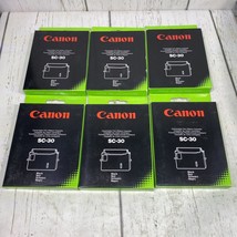 (6) Canon SC-30 Black Film Cassettes for S-13 S-15 S-15 S-16 Typewriter OEM - £20.86 GBP