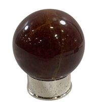 Polished Brown Stone Sphere on Stand Decorative Home Accent 6&quot; Height - €17,04 EUR