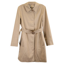 Burberry Natasha Coat In Cotton Women Beige Uk Size 2 - $463.60