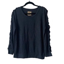 Chaser Vintage Lace Up Long Sleeve Shirt Womens Size Medium NWT - $17.34