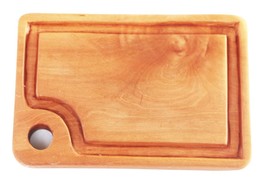 African Iroko Hard Wood Hand Carved Rectangular Solid Chopping Board - £55.78 GBP