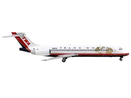 Boeing 717-200 Commercial Aircraft &quot;Trans World Airlines&quot; White with Red Stripes - £76.37 GBP