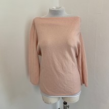 Lafayette 148 New York Off Shoulder Cashmere Shimmer Glitter Sweater Cow... - $662.46 MXN