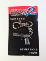 BIOHAZARD 2 Leon Desert Eagle Keychain (Silver) - HK Comic Capcom Resident Evil - £86.48 GBP