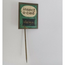 Vintage Insecto-cied Hema German Stick Pinback Lapel Hat Pin - $10.19