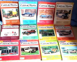 1979 Cars &amp; Parts Lot of 12 Magazine Lot Complete Full Year Vintage Auto... - $23.74