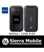NOKIA 2760 4GB Black • LTE Flip Phone • VZW + GSM UNLOCKED • NEW - €37,61 EUR