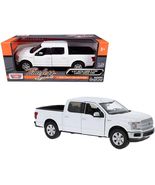 2019 Ford F-150 Lariat Crew Cab Pickup Truck White 1/24-1/27 Diecast Mod... - €32,39 EUR