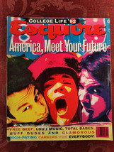 ESQUIRE April 1992 College Life Red Hot Chili Peppers Tom Arnold Ralph Lauren - £19.81 GBP