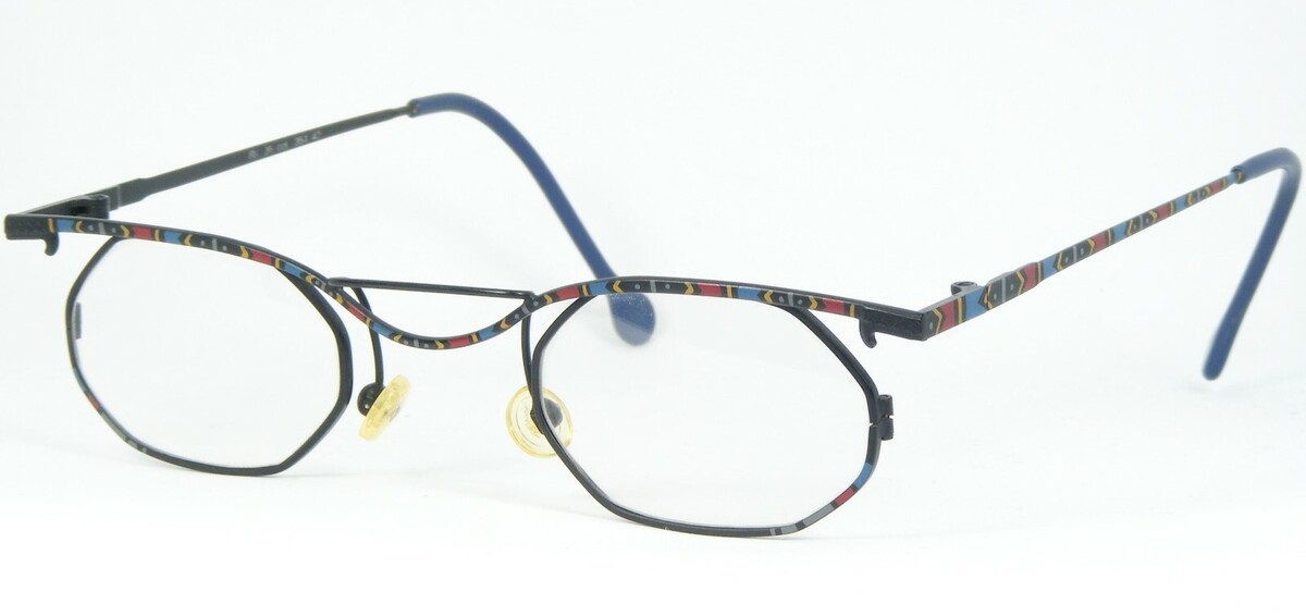 Vintage RK DESIGN Brillen 36 Col 364 Multicolor Eyeglasses 42-20-145Mm - $49.49