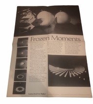 Frozen Moments &amp; Moon Faces 2 Sided Vintage 1975 School Learning Poster - €9,86 EUR