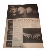 Frozen Moments &amp; Moon Faces 2 Sided Vintage 1975 School Learning Poster - $11.57