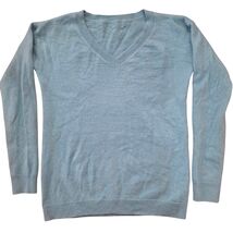 Talbots 100% Cashmere V-Neck Sweater Turquoise Blue Women's S Old Money ... - $37.62