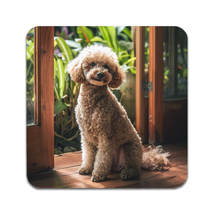 4 PCS Dog Poodle Coasters - £19.47 GBP