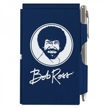 Bob Ross The Joy of Painting Metal Flip Note Pad with Metal Pen NEW UNUSED - £7.72 GBP