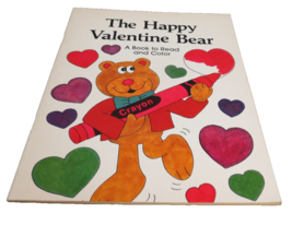 The Happy Valentine Bear A Book To Read and Color Suzanne Gruber Vintage 1987 - £11.19 GBP