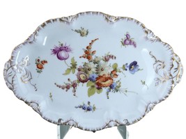 c1900 Dresden Hand Painted Rosenthal Platter - £212.02 GBP