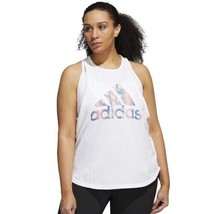 Adidas Women&#39;s Plus Size Tropic Tank Top White 1X - $21.78