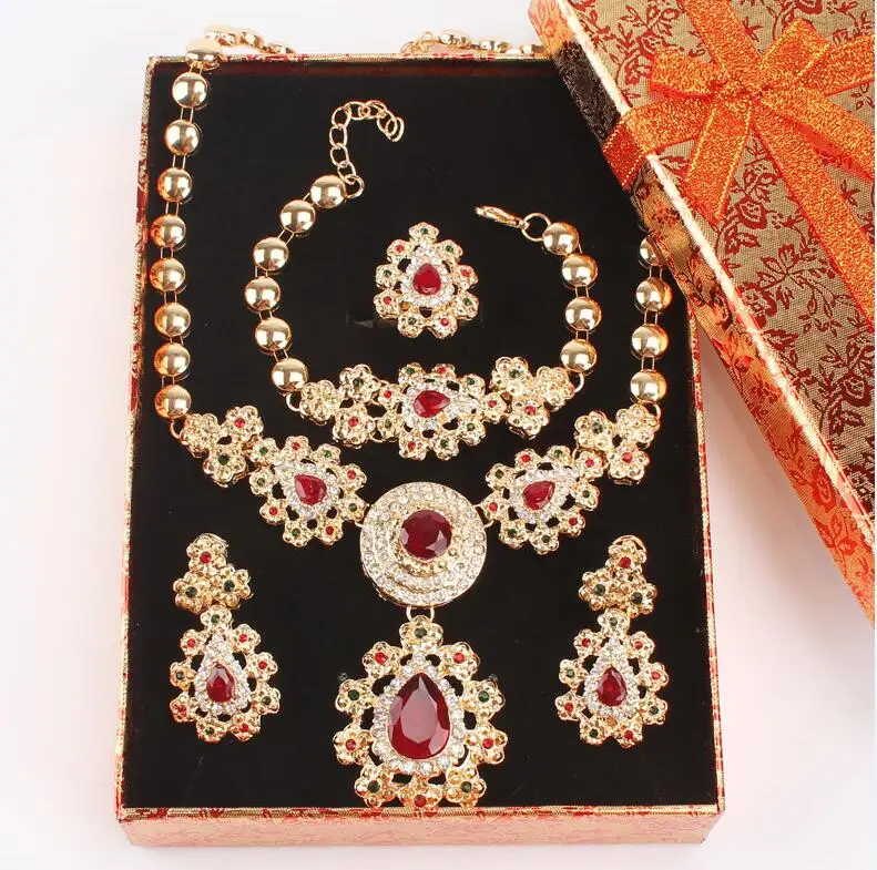 Fine Jewelry Sets For Women Wedding Accessories African Beads Party Gift GolCrys - £24.73 GBP