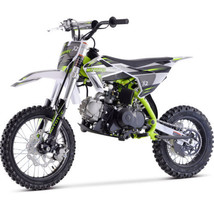 MotoTec X2 110cc 4-Stroke Gas Dirt Bike in Green Trail Rider - $1,199.00