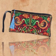 Hot  Vintage Ethnic Shoulder Bag Embroidery Boho Hippie Tassel Tote Wallets - £23.61 GBP
