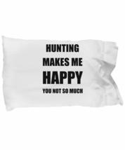 Hunting Pillowcase Pillow Cover Case Lover Fan Funny Gift Idea for Bed Set Stand - £17.11 GBP