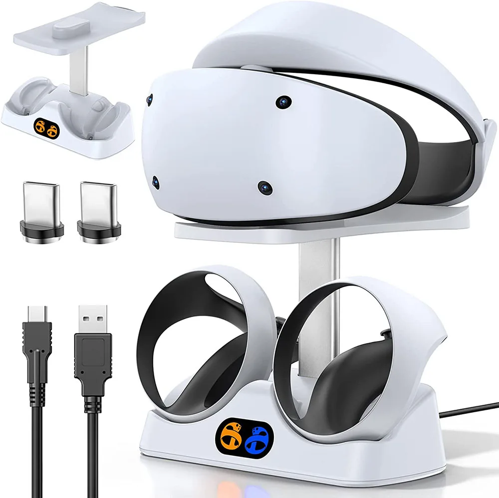 Controller Charging Dock for PS5 VR2, PSVR 2 Station with VR Headset Holder - £29.68 GBP