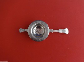 Rose by Th. Olsens Norwegian Sterling Silver Tea Strainer Fancy Chased 6 3/4&quot; - £228.76 GBP