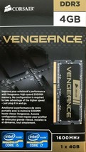 Corsair Vengeance 4GB (1x4GB) DDR3 1600 MHz (PC3 12800) Laptop Memory - $677.56 MXN
