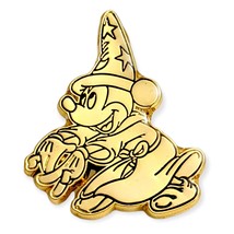 Fantasia Disney True Original Mickey Pin: Gold Sorcerer Mickey Bowing - £19.56 GBP