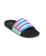 Adidas Men&#39;s Adilette Boost Slides Sandals Flip Flops Iridescent Black C... - $927.52 MXN