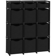 12 Cube Organizer | Set Of Storage Cubes Included | Diy Cubby Organizer Bins | C - £86.99 GBP