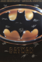 Batman Movie Poster Signed - £140.96 GBP