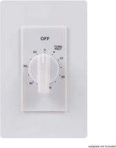 60-Minute Countdown in-Wall Timer Mechanical Switch Spring Wound Exhaust Fans  - £14.06 GBP