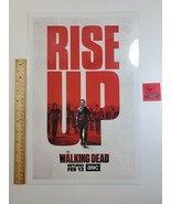 New AMC The Walking Dead Rise Up poster 17x11 inches protective sleeve - $5.90