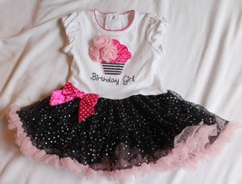 Girls toddler Koala Kids Birthday Girl cupcake tutu dress 12-18 M - £7.93 GBP