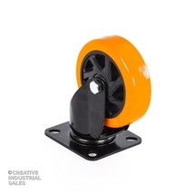5&quot; x 1-1/2&quot; Swivel Caster Orange Polyurethane Wheel 500 lbs each Tool Box - $13.75