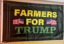 Donald Trump Flag Farmers John Deere America Freedom Sign USA 3x5 - $17.99