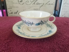 Theodore Haviland New York Clinton Footed Cup And Saucer - £11.53 GBP