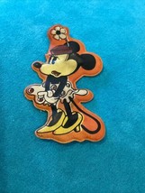 Vintage 80s Disney WDP Puffy Vinyl Minnie Mouse Fridge Magnet Taiwan - £5.93 GBP