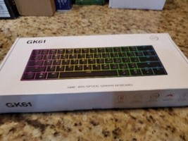 GK61 Mechanical Gaming Keyboard | 61 Keys RGB Backlit for PC/Mac ( Blue) - £35.61 GBP