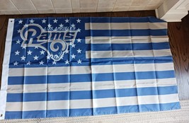 Los Angeles Rams Football team Stars &amp; Stripes Flag  3x5ft best banner New - $18.96 CAD
