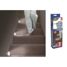 3 Motion Sensor Lights Stairs Path Night LED Automatic Hall Hallway Bath... - $45.99