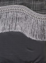 Elegant Curtain/Drape set + valance + back + tie-backs "marisol" silver - $24.91