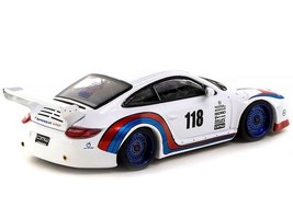 997 Old &amp; New Body Kit #118 White with Red and Blue Stripes &quot;Spyder&quot; &quot;Hobby64&quot; - £26.85 GBP