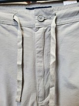 Bossini Women&#39;s Solid Gray Cotton Mid Rise Straight Legs Casual Pant Siz... - $30.00