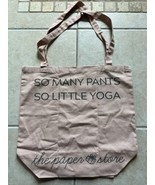 The Paper Store Blush Pink Canvas Tote Shopping BAG Yoga 16” X 17” - £14.10 GBP
