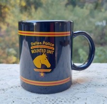 Dallas Police Mounted Unit Ceramic Coffee Mug Free Us Shipping - £18.66 GBP