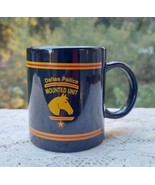 Dallas Police Mounted Unit Ceramic Coffee Mug FREE US SHIPPING  - £18.38 GBP