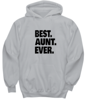 Aunty Hoodie Best Aunt Ever, Favorite Aunt Ash-H  - £25.69 GBP